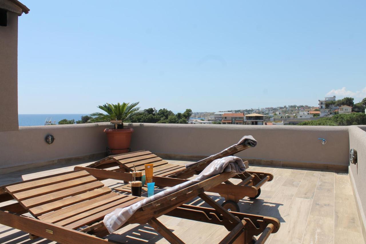 Sea View Apartment 15 Min From Athens Airport Néa Mákri Exterior foto